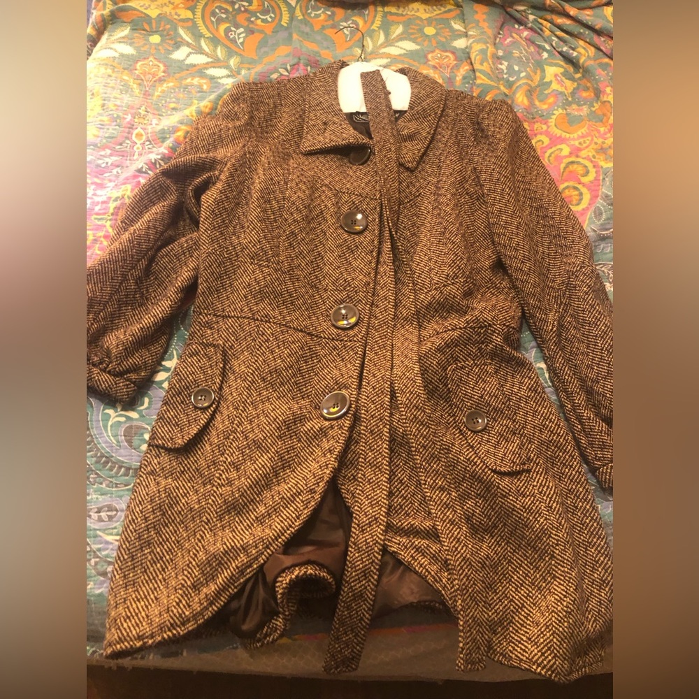 COPY - Women’s brown tweed trench coat